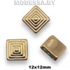 1049 Украшение 12х12мм Ц:Золото