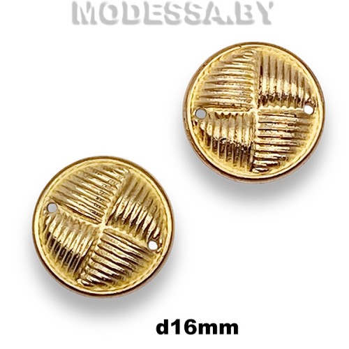 1274 Украшение d16мм Ц:Золото