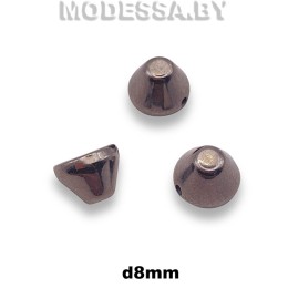 1403 Украшение d8мм Ц:Чёрный никель