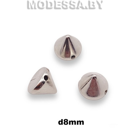 1404 Украшение d8мм Ц:Никель