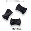 Украшение 14х10мм Ц:Чёрный