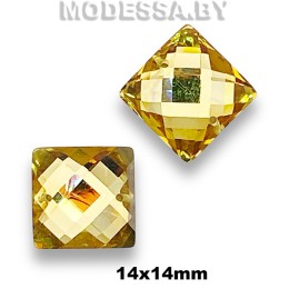 Украшение 14х14мм Ц:Жёлтый