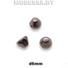 1556 Украшение d6мм Ц:Чёрный никель