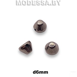 1556 Украшение d6мм Ц:Чёрный никель