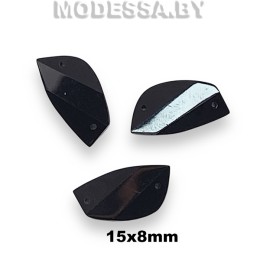 Украшение 15х8мм Ц:Чёрный