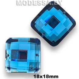 Украшение 18х18мм Ц:Морская волна