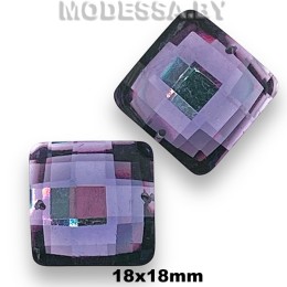 Украшение 18х18мм Ц:Фиолетовый