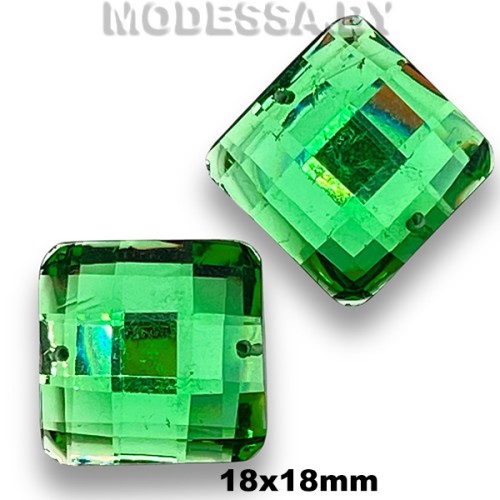 Украшение 18х18мм Ц:Зелёный 1