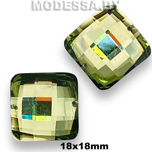 Украшение 18х18мм Ц:Зелёный 2