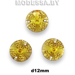 6200 Украшение d12мм Ц:Зелёно-жёлтый
