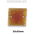 6240 SQ 22 Украшение Ц:Коричневый