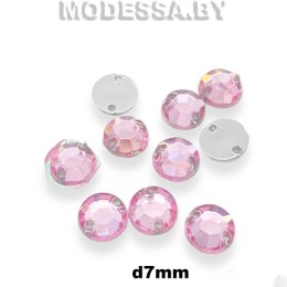 Стразы d7мм Ц:Розовый 6