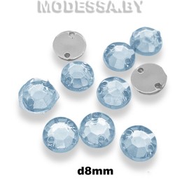 Стразы d8мм Ц:Голубой 7