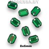 Украшение 8х6мм Ц:Зелёный