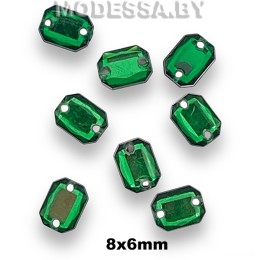 Украшение 8х6мм Ц:Зелёный