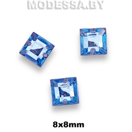 Украшение 8х8мм Ц:Голубой