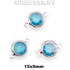 9004 Украшение 15х9мм Ц:Голубой N