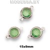 9004 Украшение 15х9мм Ц:Зелёный N