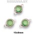 9004 Украшение 15х9мм Ц:Зелёный N