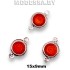 9004 Украшение 15х9мм Ц:Красный N