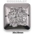 10460 AC Стразы 30x30мм BN