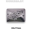 10461 AC Стразы 24х17мм BN