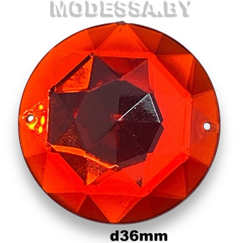 Стразы d36мм Ц:Красный 