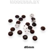 Стразы d6мм Ц:Коричневый