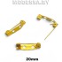 Заготовка для броши 20мм Ц:Золото