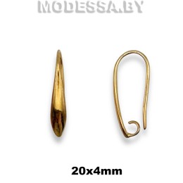 8830.23 Швензы для серёжек 20х4мм Ц:Золото 