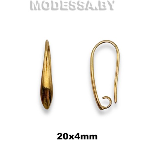 8830.23 Швензы для серёжек 20х4мм Ц:Золото 