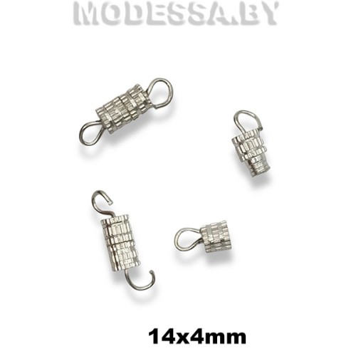 8830.011 Застёжка для бус 14х4мм Ц:Никель