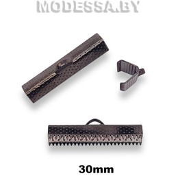 Зажим для лент 30мм Ц:Чёрный никель