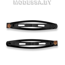 15.13 Зажимы для волос "Цветок" Ц:Чёрный 