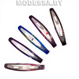 17.8 Зажимы для волос "Овал" Ц:Ассорти