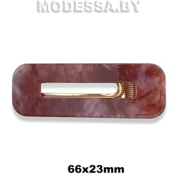 010-01 В Зажим для волос Ц:Т.Розовый 