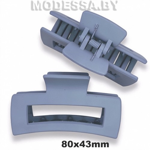 099.8 А Зажим для волос Ц:2 Серо-голубой