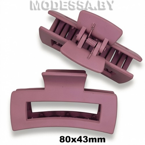 099.8 А Зажим для волос Ц:9 Т.Розовый