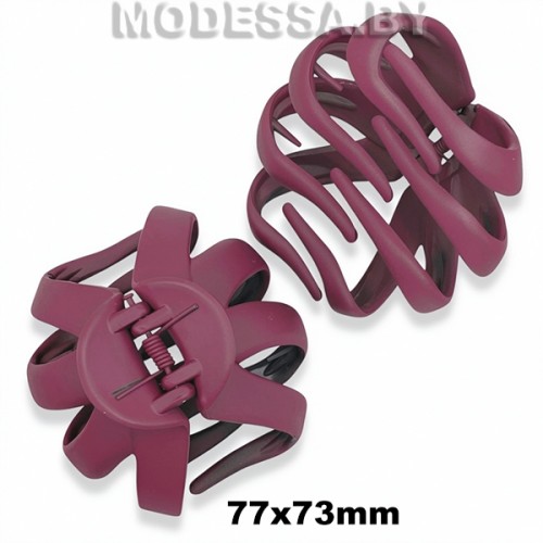 103121.1 Зажим для волос Ц:1 Бордовый