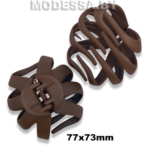 103121.1 Зажим для волос Ц:5 Коричневый
