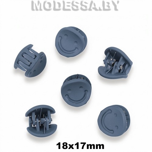 103121.3 Зажим для волос Ц:1 Серый