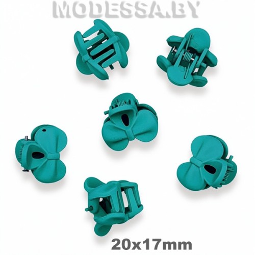 103121.4 Зажим для волос Ц:1 Морская волна