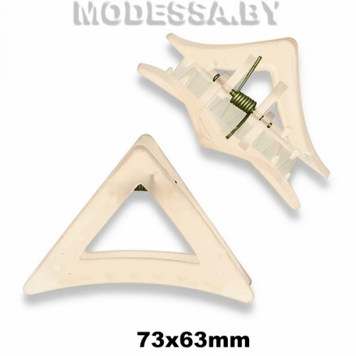 133.7 А Зажим для волос Ц:6 Бежевый