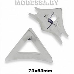 133.7 А Зажим для волос Ц:7 Серый