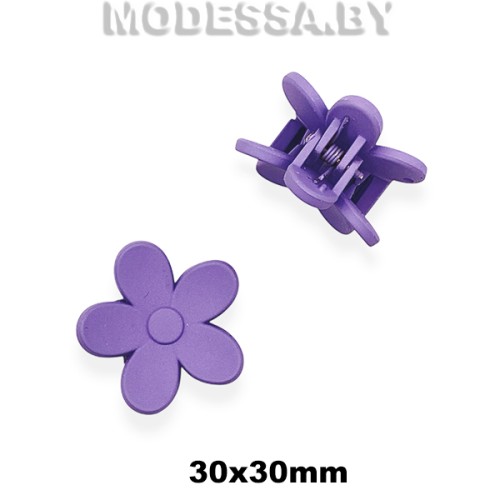 291-01 A Зажим для волос Ц:Сиреневый 