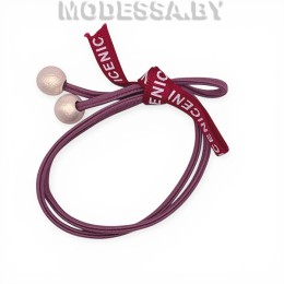05.3 Резинка для волос "Бусинки" Ц:3 Сирень
