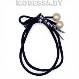 05.3 Резинка для волос "Бусинки" Ц:5 Чёрный