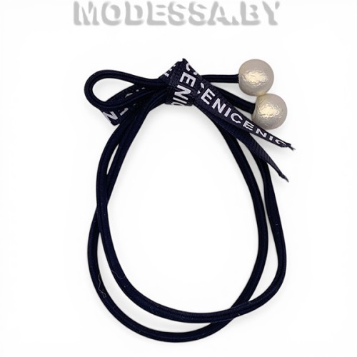 05.3 Резинка для волос "Бусинки" Ц:5 Чёрный