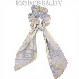 676 D Резинка для волос Ц:2 Серо-голубой