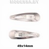 8525.08 Заготовка для заколки 49х14мм Ц:Никель 